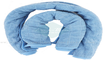 China Bulk OEM Custom best microfiber cloth towels factory Custom Blue Microfibre Promotional Hair Drying Salon Towels Producer for Portugal Norway Austria